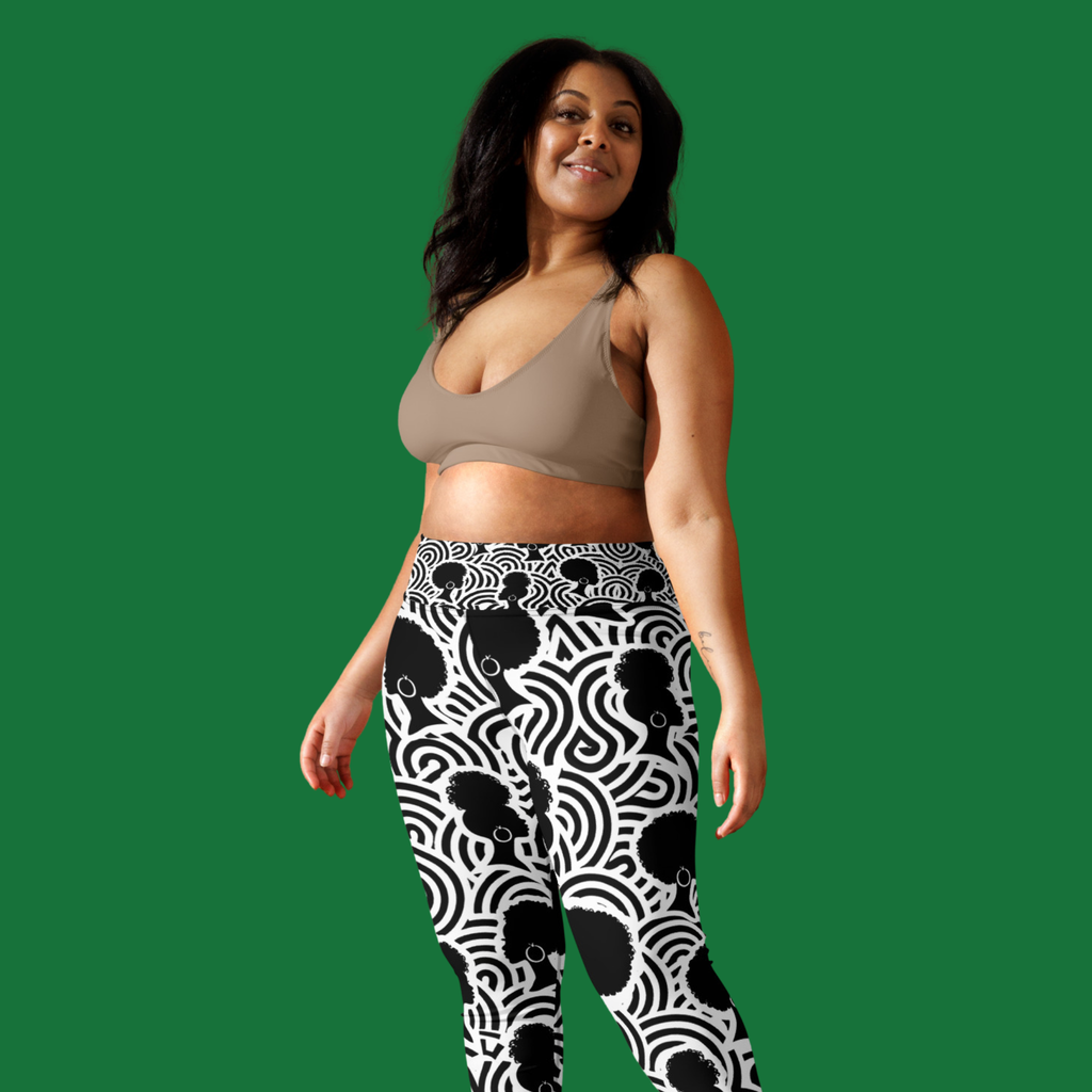 Crowned in Contrast Yoga Leggings