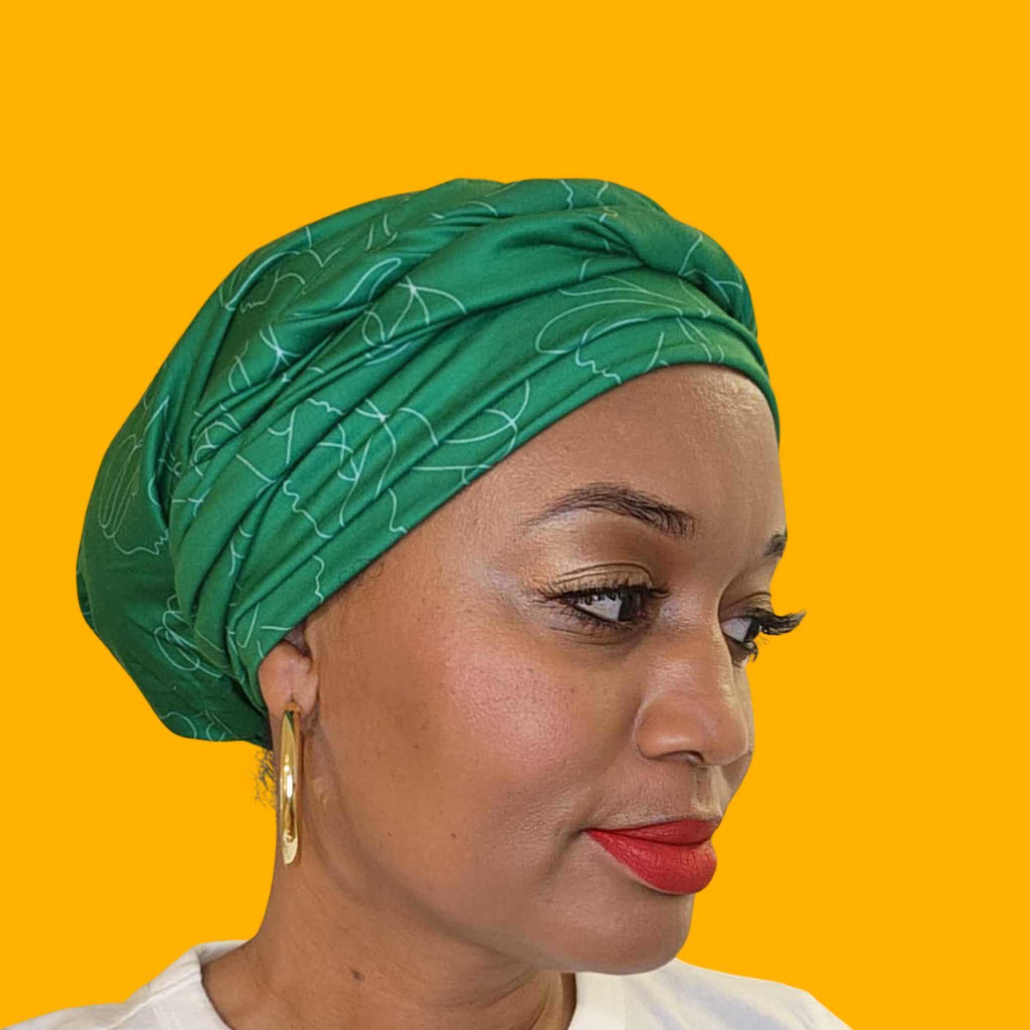 2 in 1 Silhouette Muse Turban & Wrap
