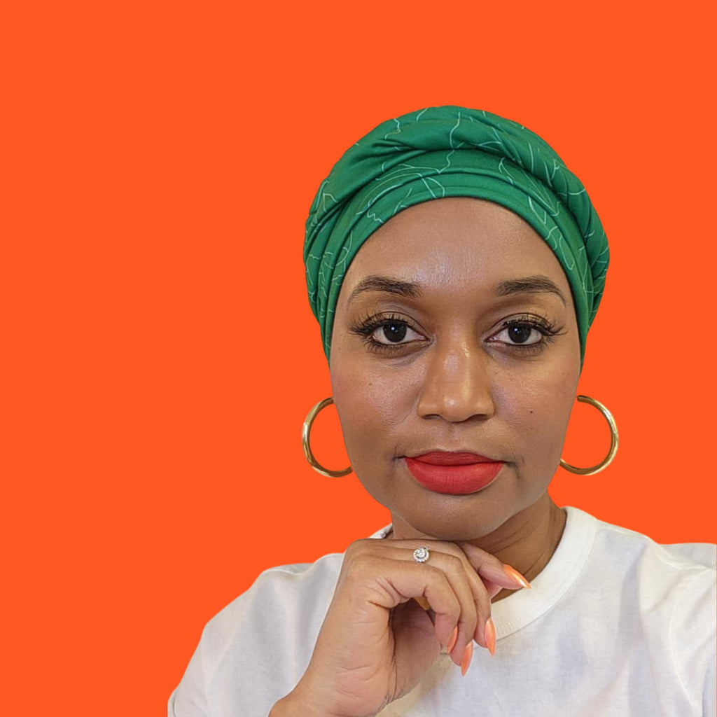 2 in 1 Silhouette Muse Turban & Wrap