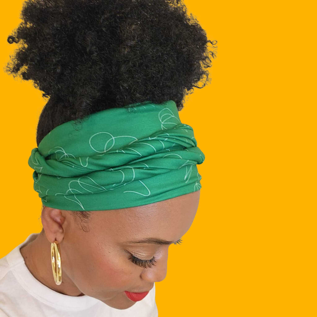 2 in 1 Silhouette Muse Turban & Wrap