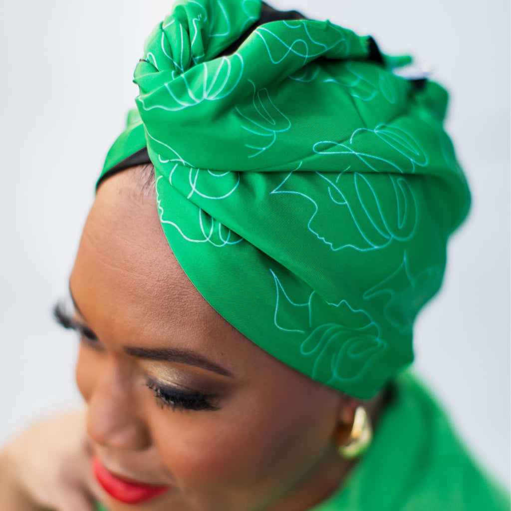 Silhouette Muse Turban Twist- (Style In 15 Secs)