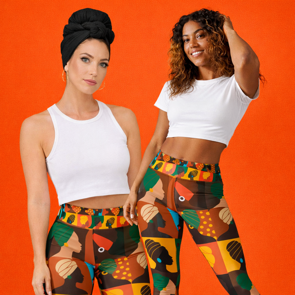 Crowned Silhouette Yoga Leggings